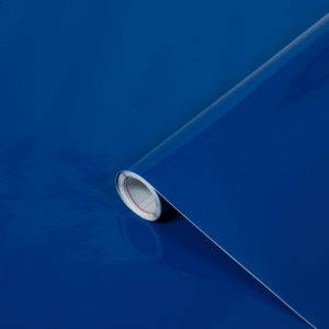 dc fix GLOSSY ROYAL BLUE sticky back plastic vinyl wrap film (1 to 15m long)