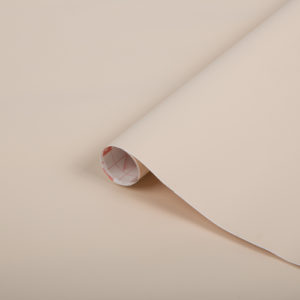 45cm x 1m up to 15m dc fix MATT CREAM sticky back plastic vinyl wrap film (200-2202)
