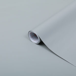 67.5cm x 1m up to 15m dc fix MATT GREY sticky back plastic vinyl wrap film (200-8281)
