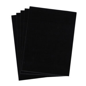 A4 dc fix FELT VELOUR BLACK self adhesive vinyl craft pack