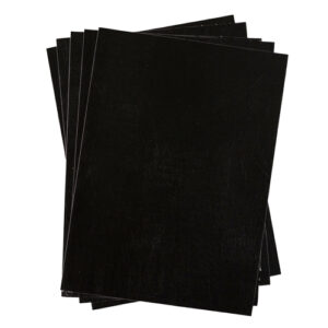 A4 dc fix LEATHER EFFECT BLACK self adhesive vinyl craft pack