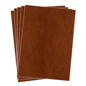 A4 dc fix LEATHER EFFECT BROWN self adhesive vinyl craft pack