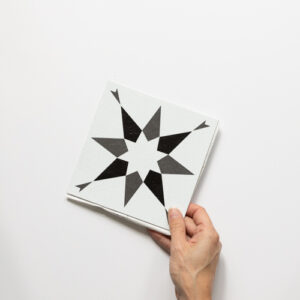 Peel and Stick Floor Tile Sample - LARGE STARS - QUARTER SIZE