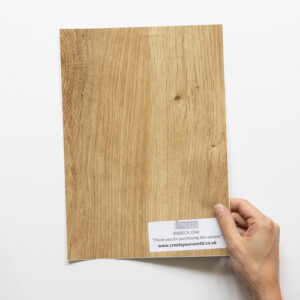 Sticky Back Plastic Wood Sample - RIBBECK OAK