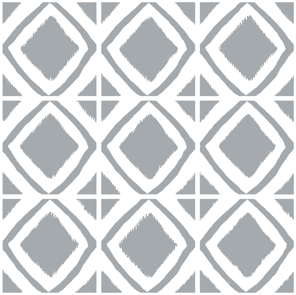 TRIBAL Reusable Tile Stencil for Walls, Floors, Patios and Furniture
