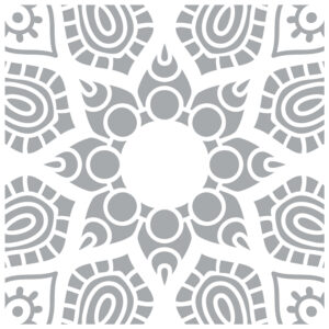 MARRAKESH Reusable Tile Stencil for Walls, Floors, Patios and Furniture