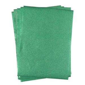 A4 dc fix GLITTER GREEN self adhesive vinyl craft pack