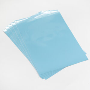 A4 Dc fix GLOSSY AQUA BLUE Self Adhesive Vinyl Craft Pack
